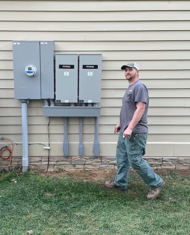 Outdoor electrical service upgrade